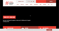 Desktop Screenshot of melbournemarathon.com.au
